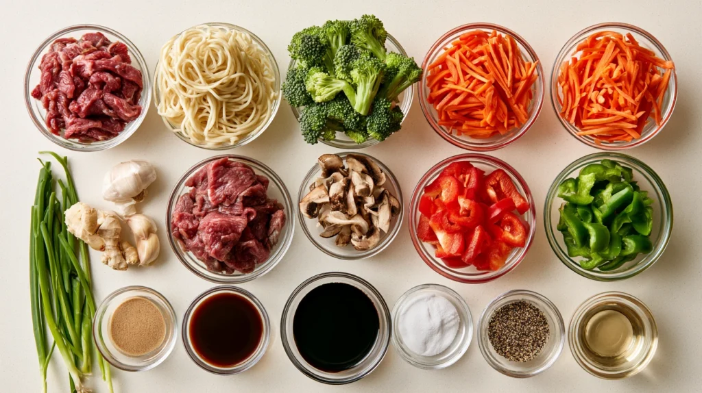 Beef Lo Mein Recipe - Easy Homemade Chinese Beef Lo Mein 3 Beef Lo Mein