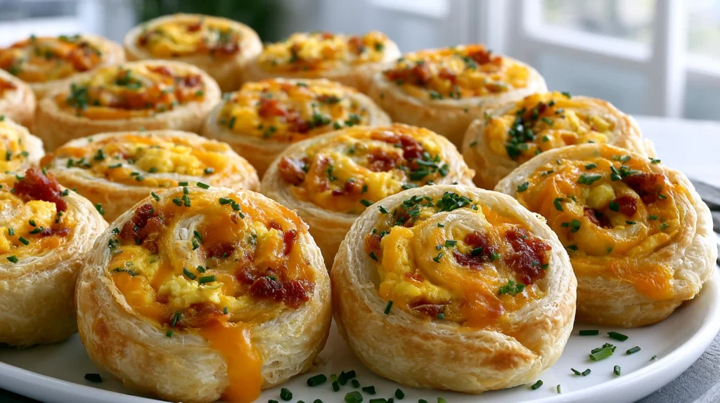 Breakfast Pinwheels Recipe - Easy Make Ahead Breakfast Rolls 2 breakfast pinwheels 3