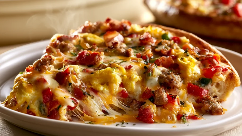 Breakfast Pizza Recipe - Easy Homemade Family Breakfast 11 Breakfast Pizza