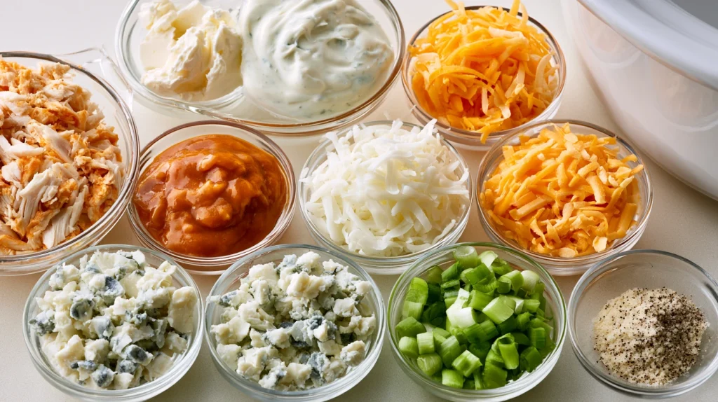 Buffalo Chicken Dip Crock Pot - Easy Slow Cooker Recipe 3 Buffalo Chicken Dip Crock Pot
