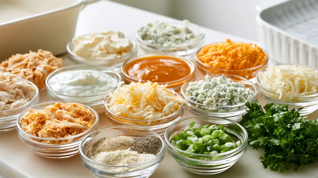 Buffalo Chicken Dip Oven - Easy Baked Party Appetizer 2 Buffalo Chicken Dip Oven