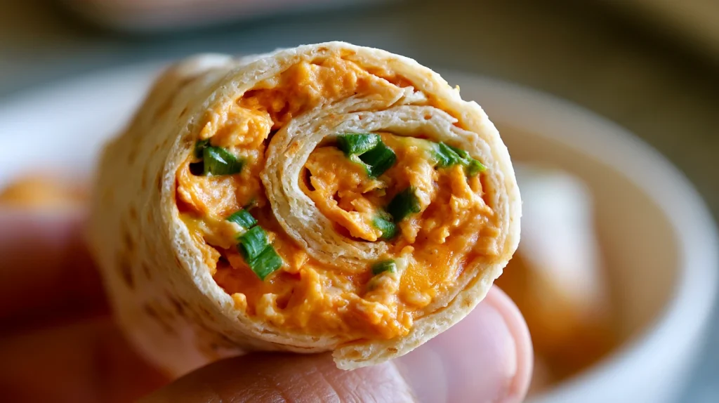 Buffalo Chicken Pinwheels - Easy Party Appetizer Recipe 2 Buffalo Chicken Pinwheels