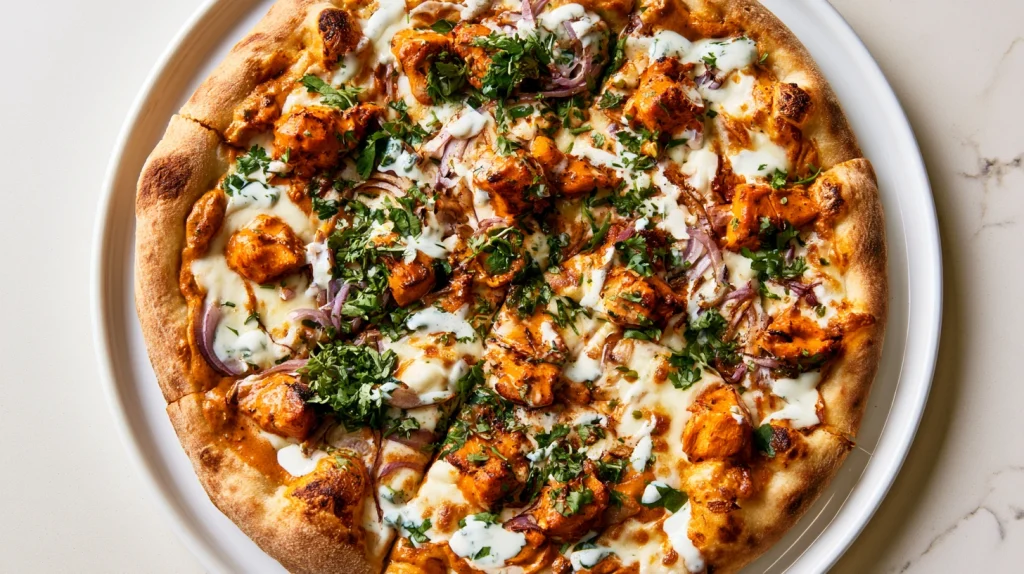 Butter Chicken Pizza Recipe - Easy Weeknight Family Meal 11 Butter Chicken Pizza