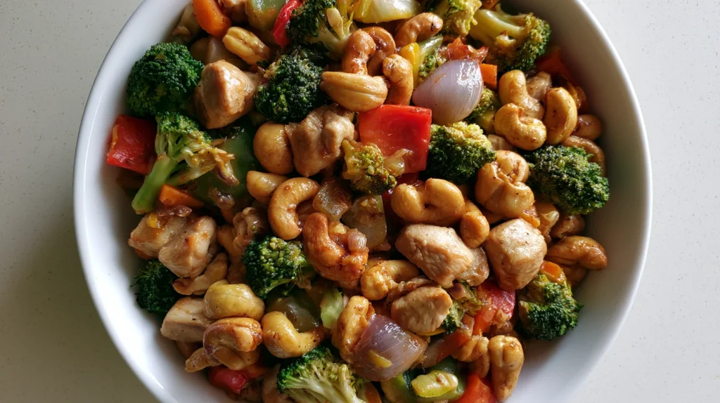 Cashew Chicken Recipe - Easy Homemade Family Dinner 9 Cashew Chicken