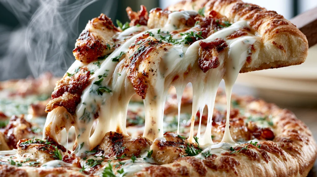 Chicken Bacon Ranch Pizza - Easy Homemade Pizza Recipe 2 Chicken Bacon Ranch Pizza