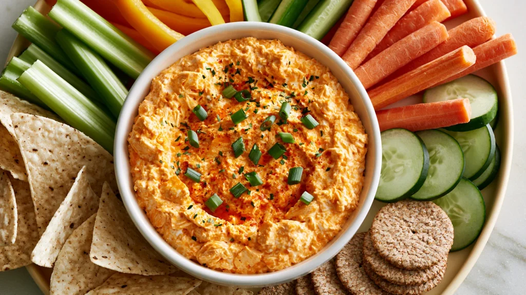 Cottage Cheese Buffalo Chicken Dip - Healthy & High Protein 8 Cottage Cheese Buffalo Chicken Dip