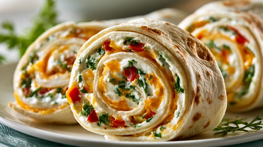 Cream Cheese Pinwheels Recipe - Easy Party Appetizer 2 Cream Cheese Pinwheels