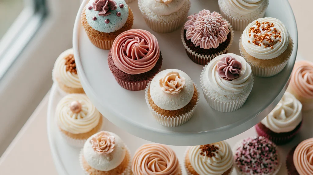 Cupcake Tower Recipe - Easy Elegant Party Dessert 10 Cupcake Tower