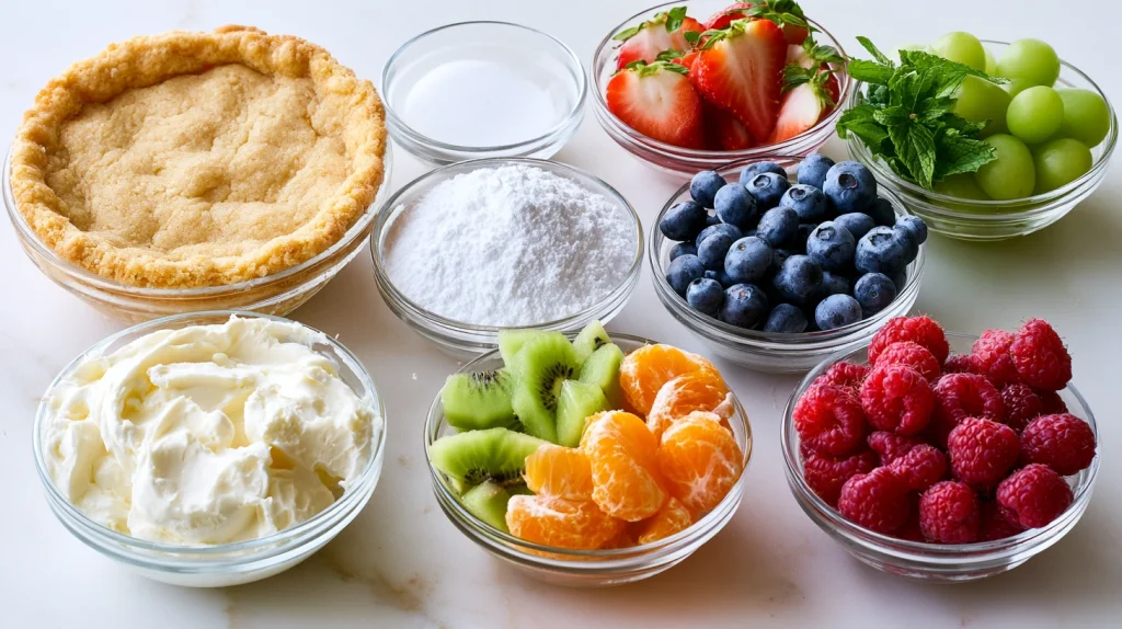 Easter Fruit Pizza Recipe - Easy Sugar Cookie Dessert 3 Easter Fruit Pizza