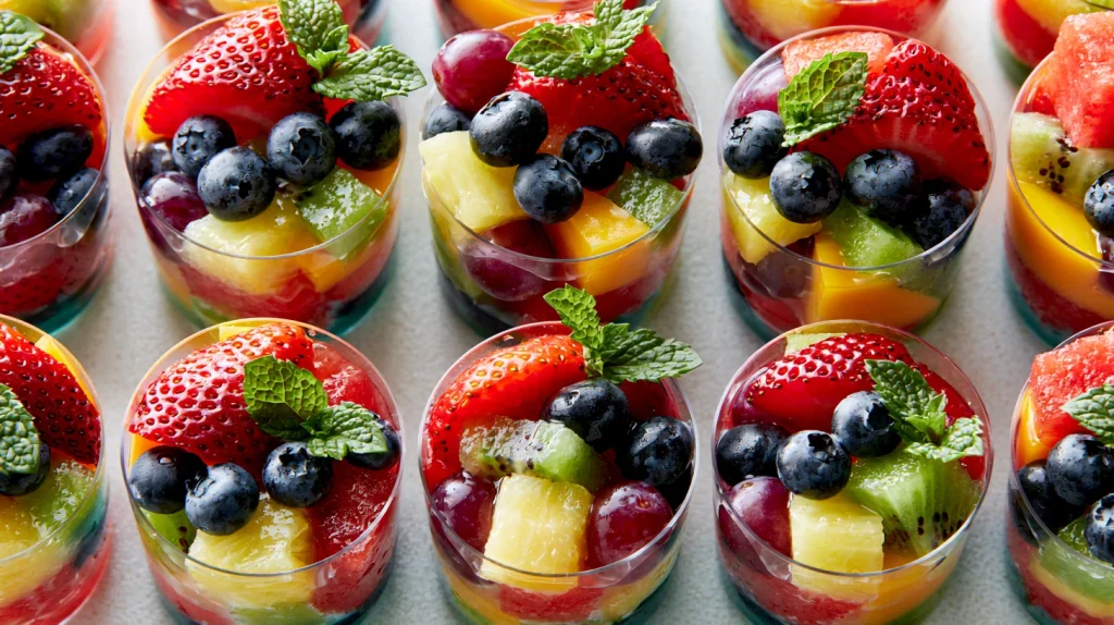 Fruit Cups for Party - Easy Fresh Party Fruit Cups Recipe 12 Fruit Cups for Party
