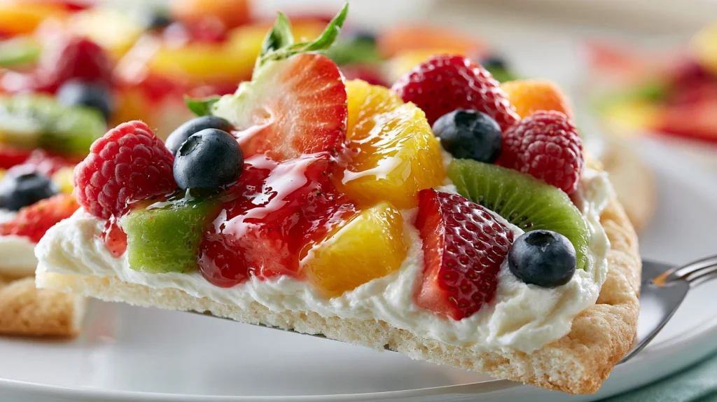 Fruit Pizza Recipe - Easy Fresh Fruit Summer Family Dessert 2 Fruit Pizza