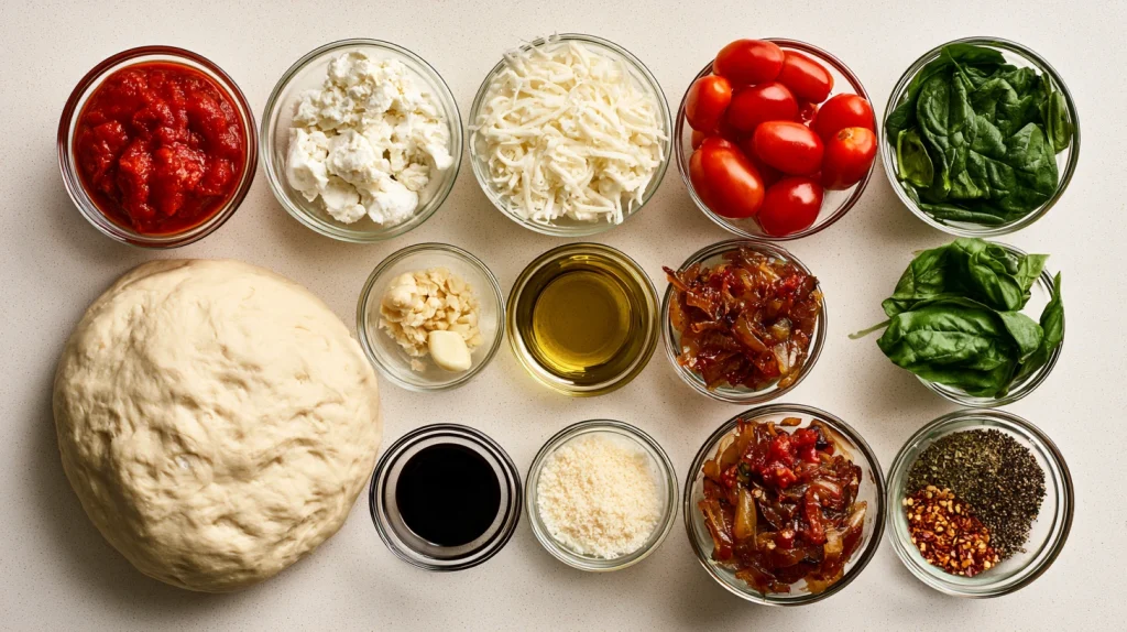 Goat Cheese Pizza Recipe: Creamy, Crispy, and Full of Fresh Flavor 3 goat cheese pizza 2