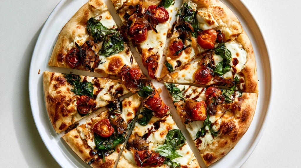 Goat Cheese Pizza Recipe: Creamy, Crispy, and Full of Fresh Flavor 2 goat cheese pizza 4