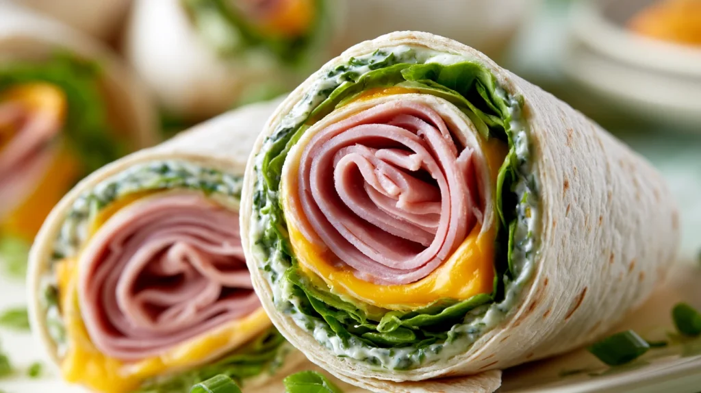 Ham Pinwheels Recipe - Easy Ham and Cheese Roll Ups 10 Ham Pinwheels