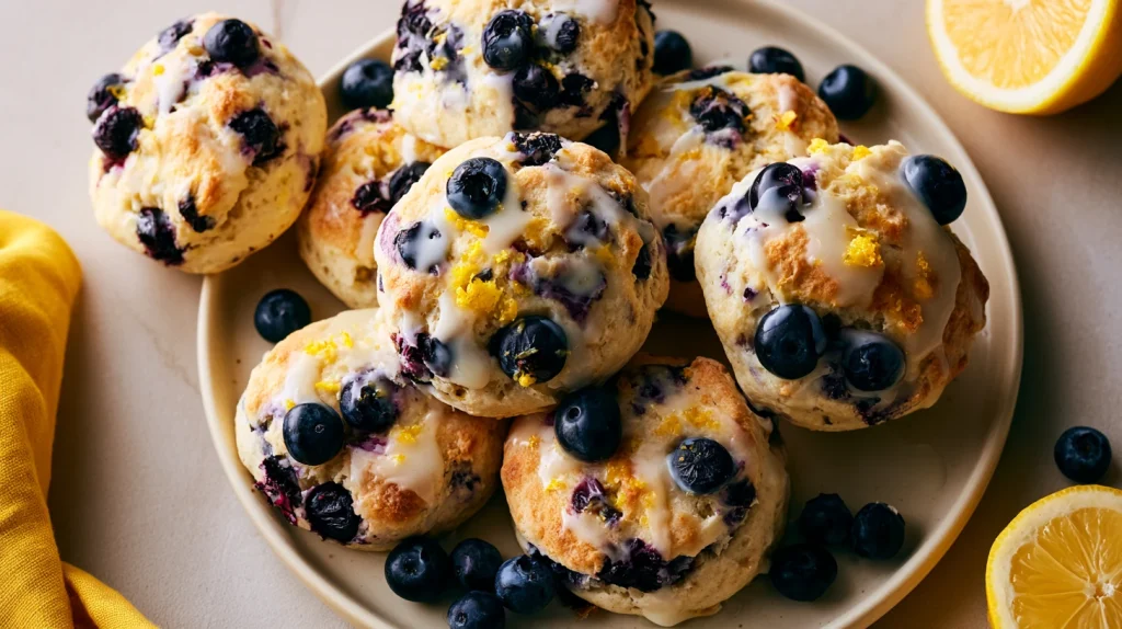 Lemon Blueberry Scones Recipe - Soft, Flaky & Easy Homemade 10 Lemon Blueberry Scones