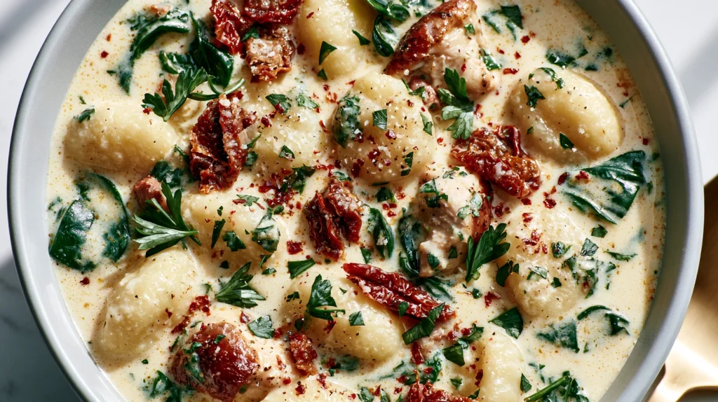 Best Marry Me Chicken Gnocchi Soup - Creamy One Pot Recipe 11 Marry Me Chicken Gnocchi Soup