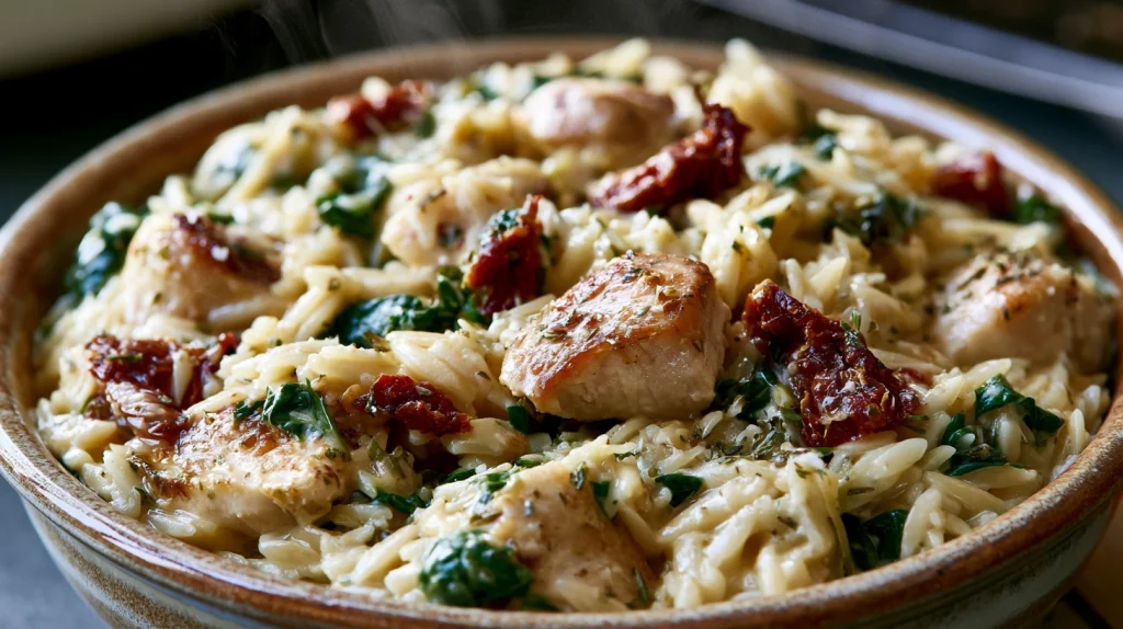 Marry Me Chicken Orzo Recipe - Easy & Creamy Family Dinner 2 Marry Me Chicken Orzo