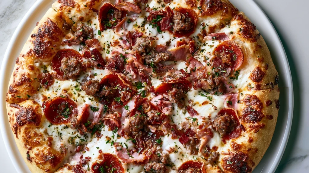 Meat Lovers Pizza Recipe - Easy Flavorful Homemade Pizza 12 Meat Lovers Pizza