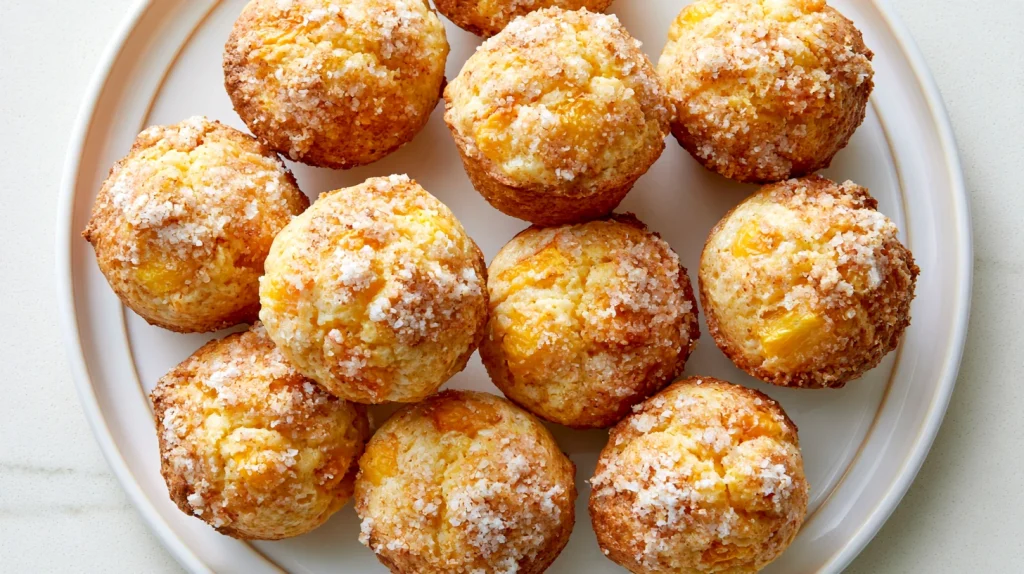 Peach Muffins Recipe - Soft, Moist & Easy Homemade 9 Peach Muffins