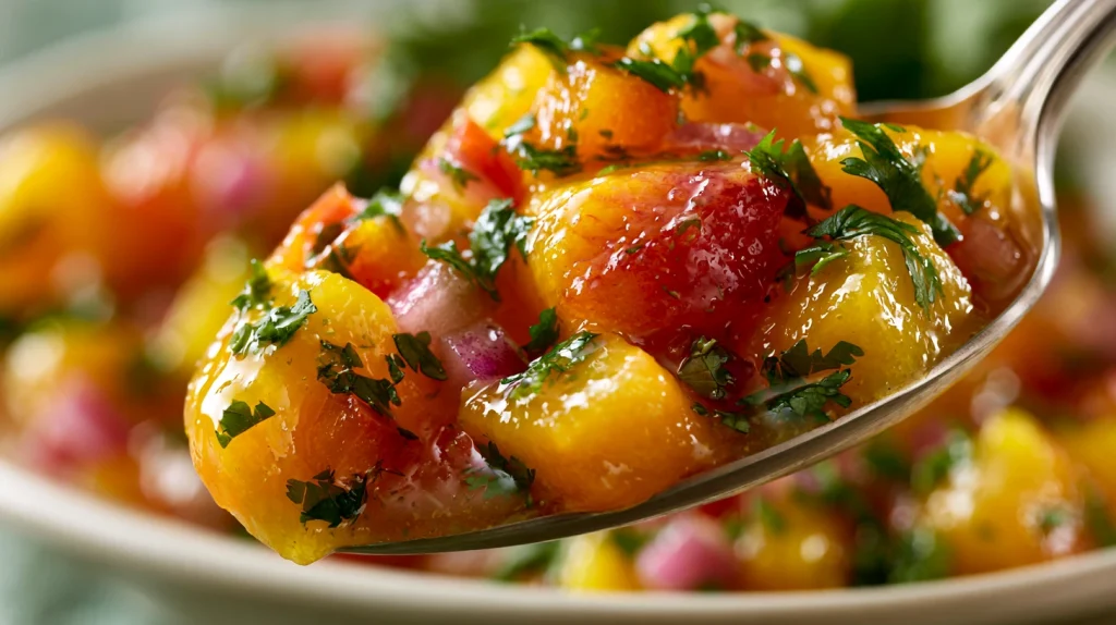 Peach Salsa Recipe - Fresh, Easy & Homemade Side 2 Peach Salsa