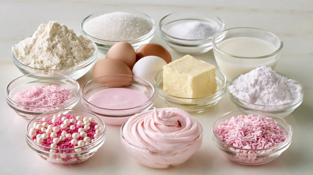 Pink Cupcake Recipe - Soft, Moist & Easy Homemade Cupcakes 2 Pink Cupcake