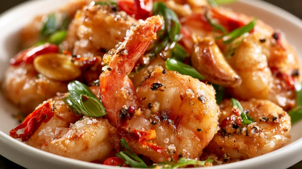 Salt and Pepper Shrimp Recipe - Easy & Crispy Dinner Meal 11 Salt and Pepper Shrimp