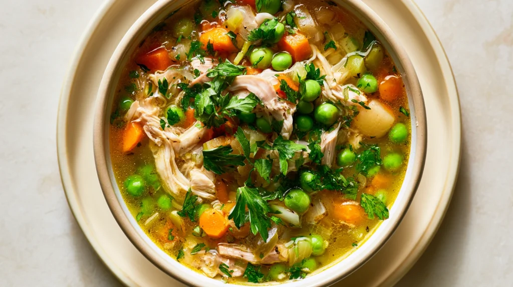 Slow Cooker Chicken Vegetable Soup - Easy Healthy Soup Recipe 10 Slow Cooker Chicken Vegetable Soup