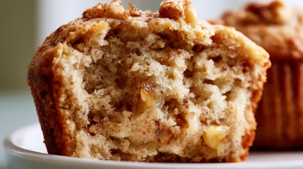 Sourdough Banana Muffins - Soft & Easy Homemade Muffins 2 Sourdough Banana Muffins