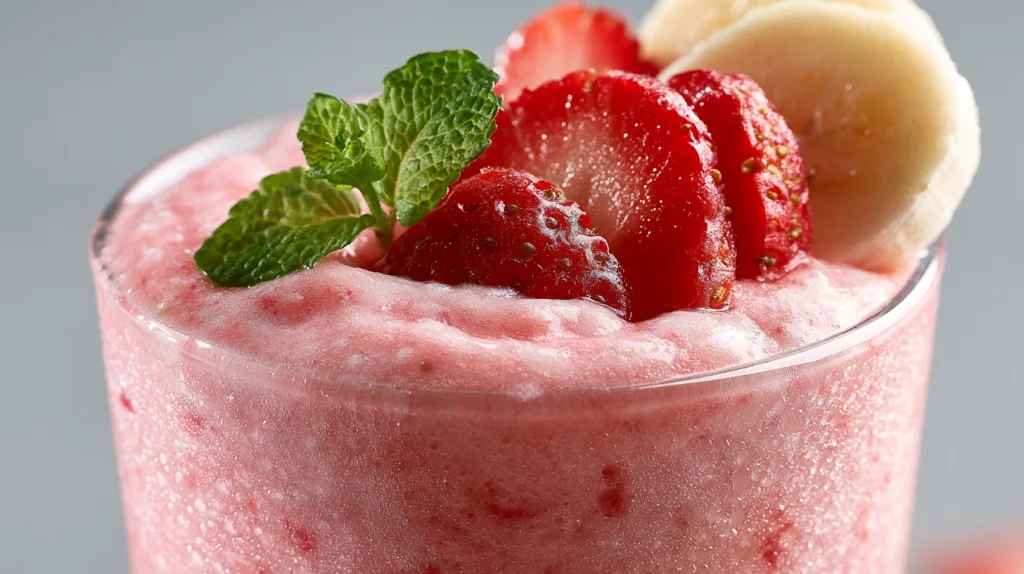 Special Strawberry Banana Smoothie - Easy Summer Drink 2 Special Strawberry Banana Smoothie