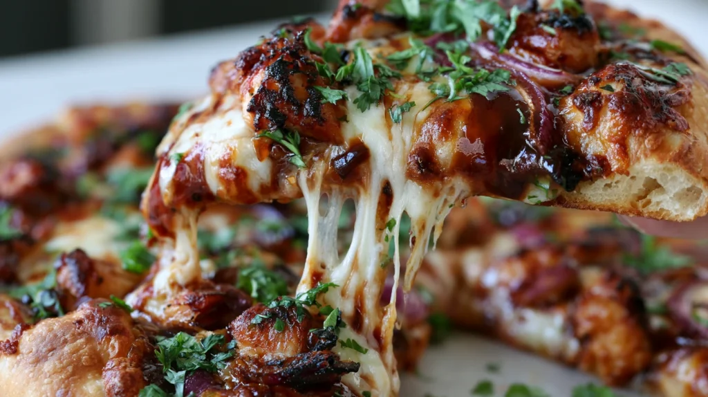 Spicy BBQ Chicken Pizza Recipe - Easy Homemade Italian Pizza 2 Spicy BBQ Chicken Pizza