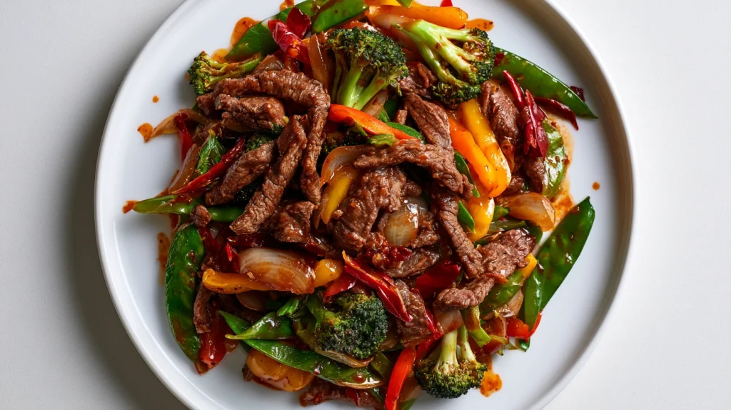 Spicy Beef Stir Fry Recipe - Quicky & Easy Asian Beef Meal 9 Spicy Beef Stir Fry