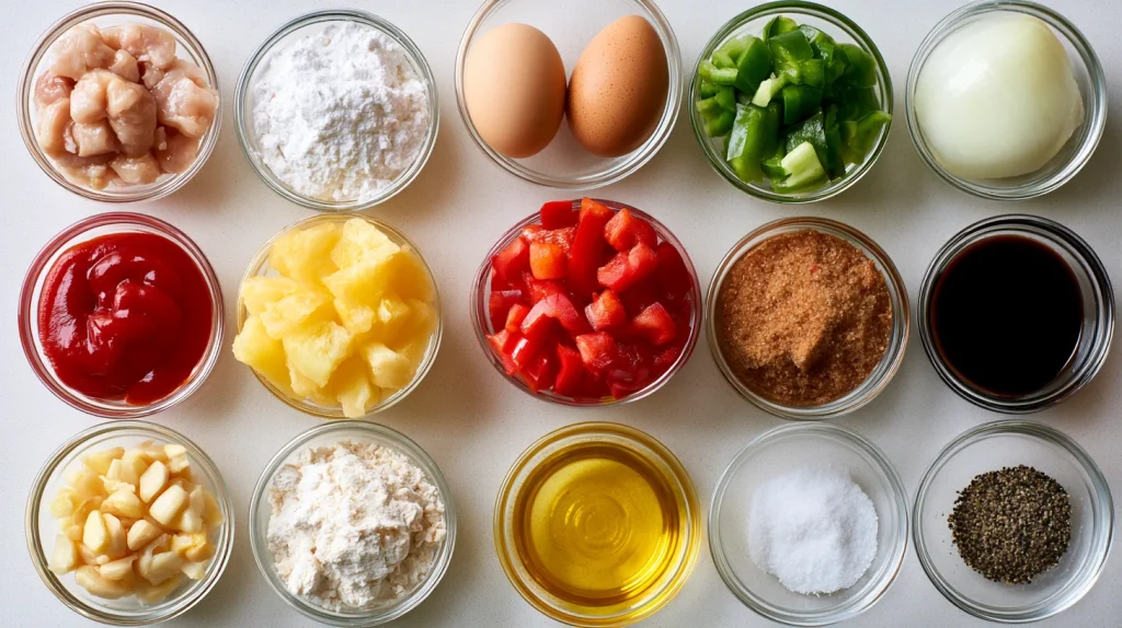 Sweet and Sour Chicken Recipe - Easy Homemade Dinner 3 Sweet and Sour Chicken