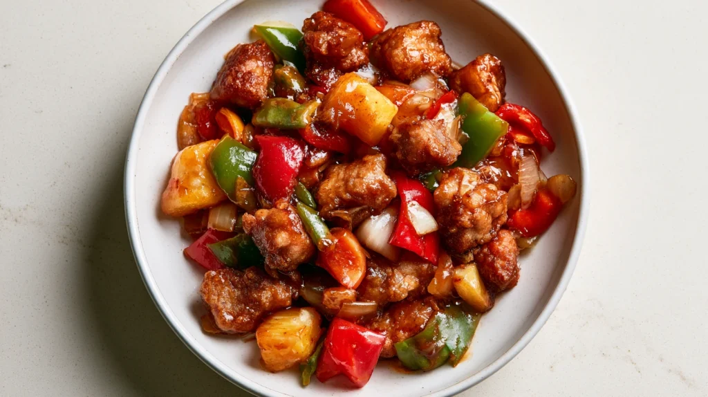 Sweet and Sour Pork Recipe - Crispy and Easy Dinner Idea 11 Sweet and Sour Pork