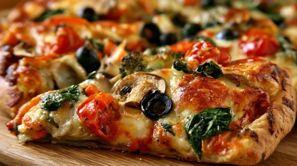 Vegetable Pizza Recipe - Easy Homemade Veggie Pizza 8 Vegetable Pizza