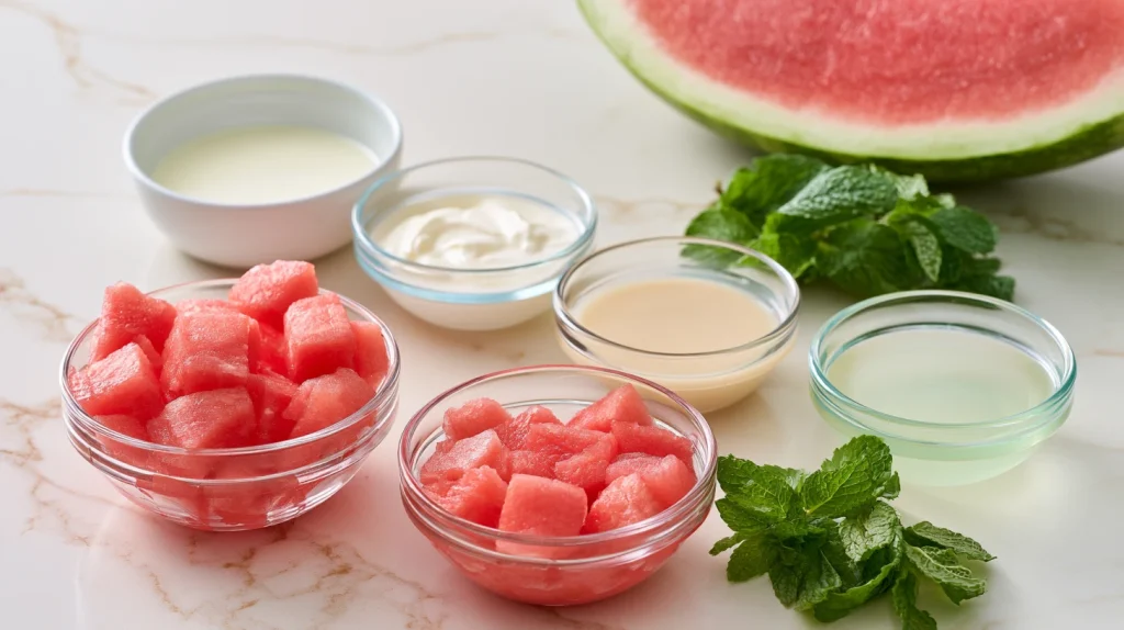 Watermelon Ice Cream - Easy Homemade Summer Dessert 2 Watermelon Ice Cream