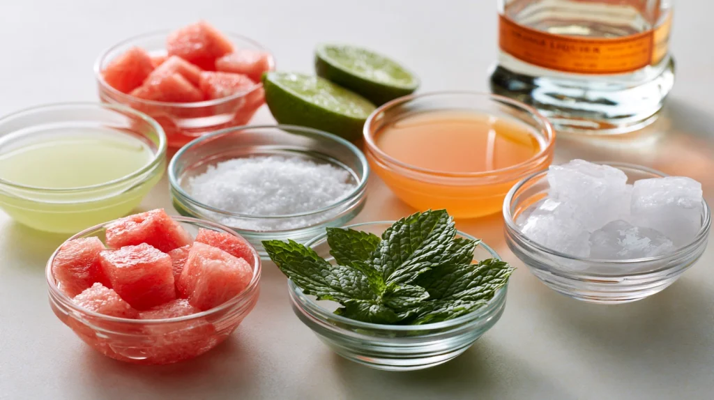 Watermelon Margarita - Easy Fresh Summer Cocktail 2 Watermelon Margarita