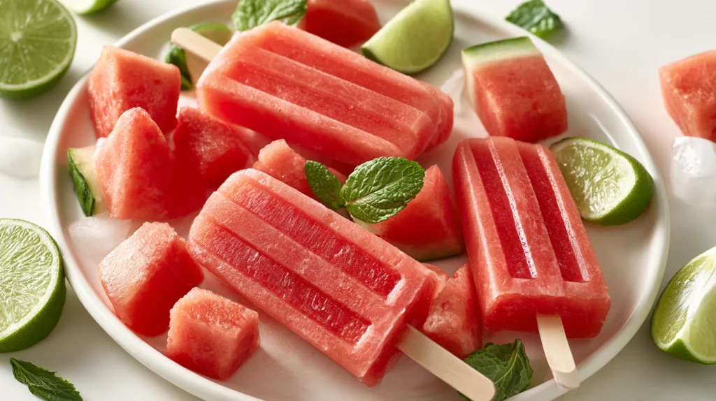 Watermelon Popsicles - Easy Homemade Summer Treat 11 Watermelon Popsicles