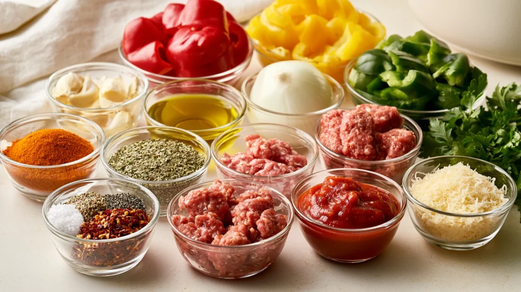Sausage and Peppers - Easy Baked Italian Dinner Recipe 2 Sausage and Peppers