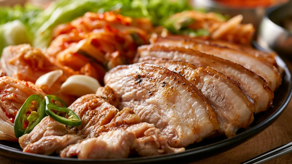 Bossam Korean Pork Belly Recipe - Easy Weeknight Dinner 11 Bossam Korean Pork Belly