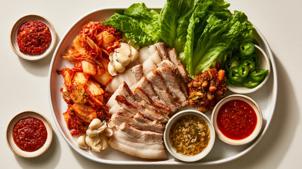 Bossam Korean Pork Belly Recipe - Easy Weeknight Dinner 10 Bossam Korean Pork Belly