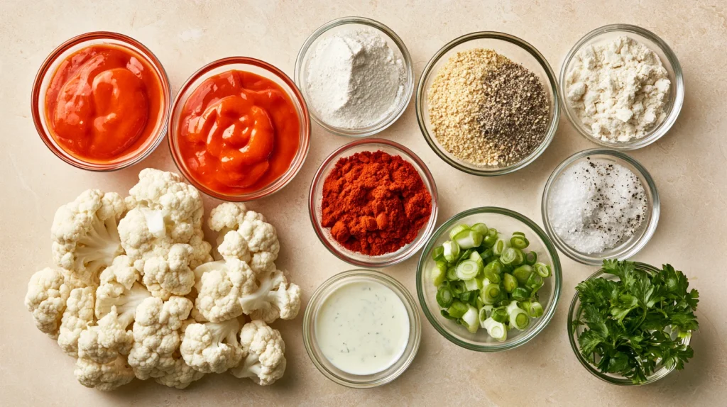 Buffalo Cauliflower - Best Crispy Baked Cauliflower Wings 2 Buffalo Cauliflower