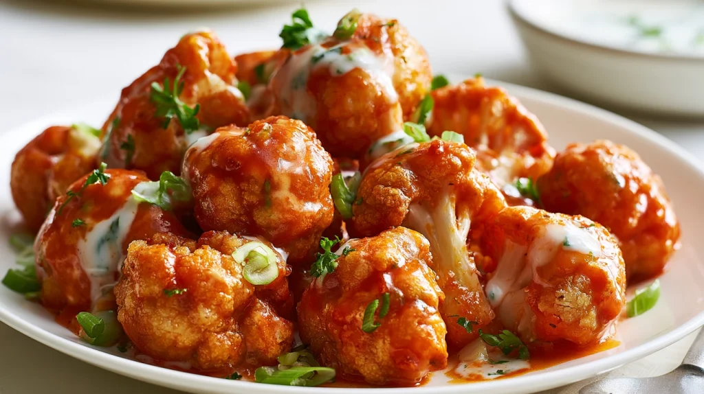 Buffalo Cauliflower - Best Crispy Baked Cauliflower Wings 10 Buffalo Cauliflower