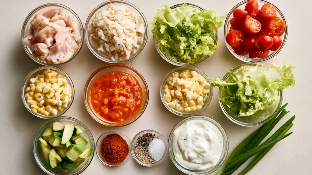 Buffalo Chicken Bowl - Best Healthy High-Protein Meal Prep 3 Buffalo Chicken Bowl