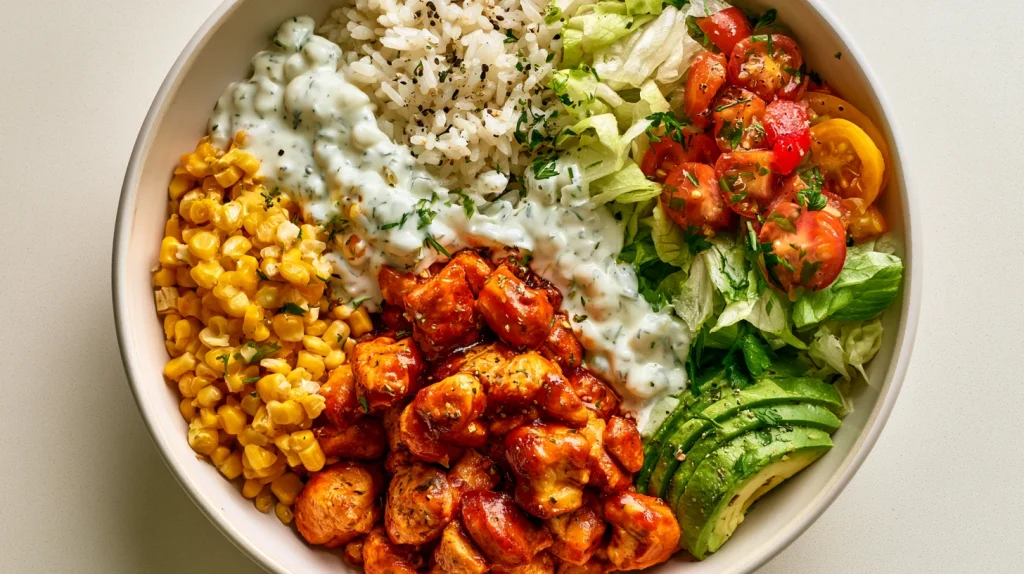 Buffalo Chicken Bowl - Best Healthy High-Protein Meal Prep 10 Buffalo Chicken Bowl