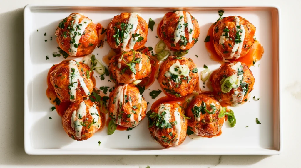 Buffalo Chicken Meatballs Recipe - Easy & Flavorful 10 Buffalo Chicken Meatballs
