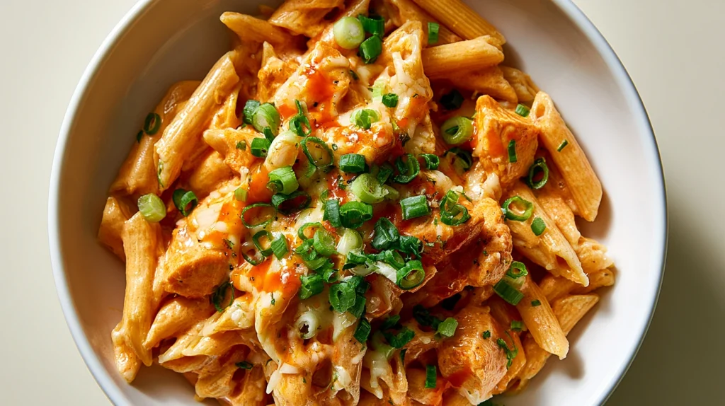 Best Buffalo Chicken Pasta - Creamy Easy Dinner Recipe 9 Buffalo Chicken Pasta