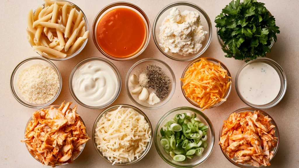 Best Buffalo Chicken Pasta - Creamy Easy Dinner Recipe 3 Buffalo Chicken Pasta