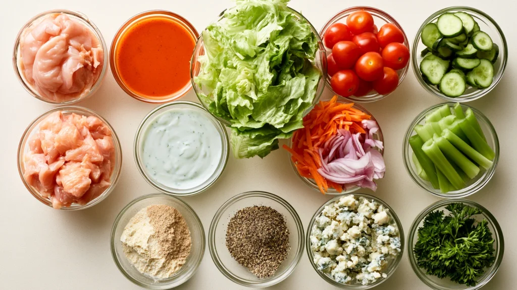 Buffalo Chicken Salad Recipe - Spicy & Creamy Summer Salad 3 Buffalo Chicken Salad
