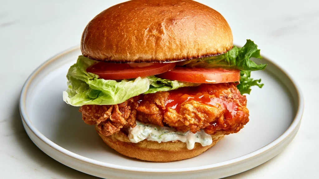 Buffalo Chicken Sandwich - Easy, Crispy & Spicy Recipe 10 Buffalo Chicken Sandwich