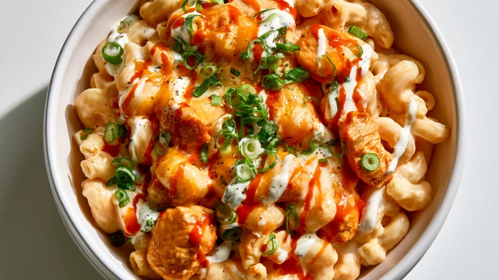 Buffalo Chicken Spicy Mac and Cheese Recipe - Easy Dinner 11 Buffalo Chicken Spicy Mac and Cheese